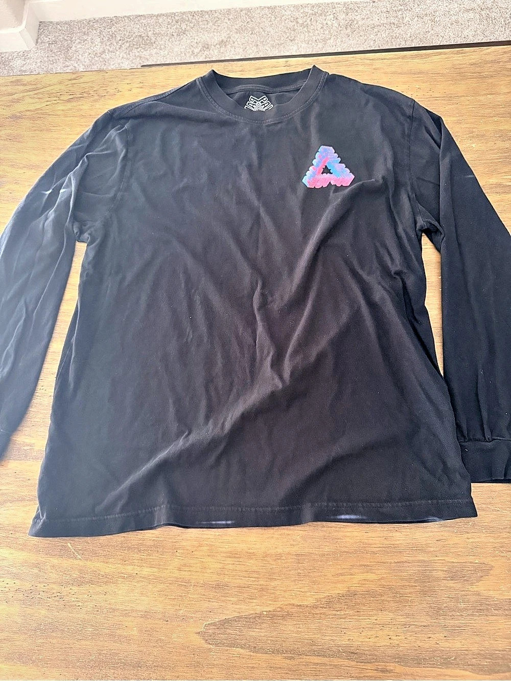 Palace P-30 Longsleeve Graphic Long Sleeve Black & Pink XL